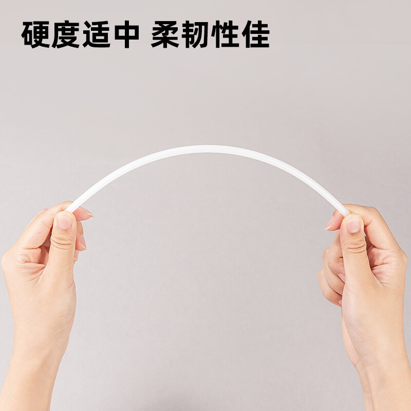 得力GB101 财务装订机专用透明装订铆管 适用自动机型 Φ5.8mm*300mm 100支/袋