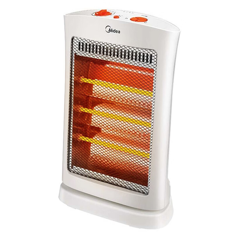 美的 NS12-15B 取暖器 家用电暖器 远红外取暖器烤火炉电暖炉立式小太阳电暖气 节能省电