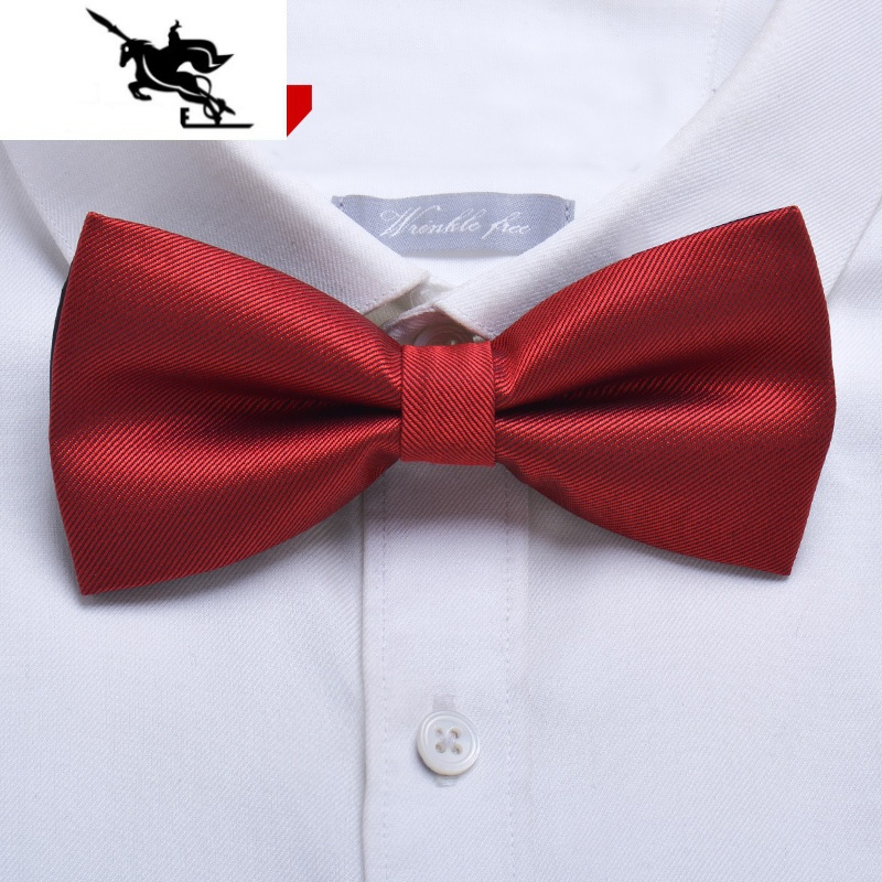 newlake男士领结男伴郎新郎红色细纹领结正装结婚婚礼英伦韩版蝴蝶结