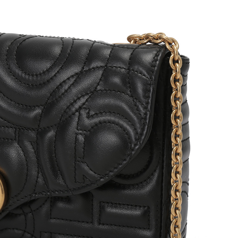 菲拉格慕salvatoreferragamo女士牛皮单肩斜挎包链条包212967