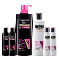 炫诗（Tresemme）空气感丰盈洗发露750ml+润发乳400ml+洗发露50ml*2+润发乳50ml*2