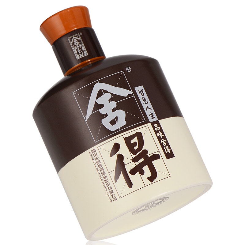 舍得 品味舍得52度100ml 光瓶浓香型白酒小酒版高清大图