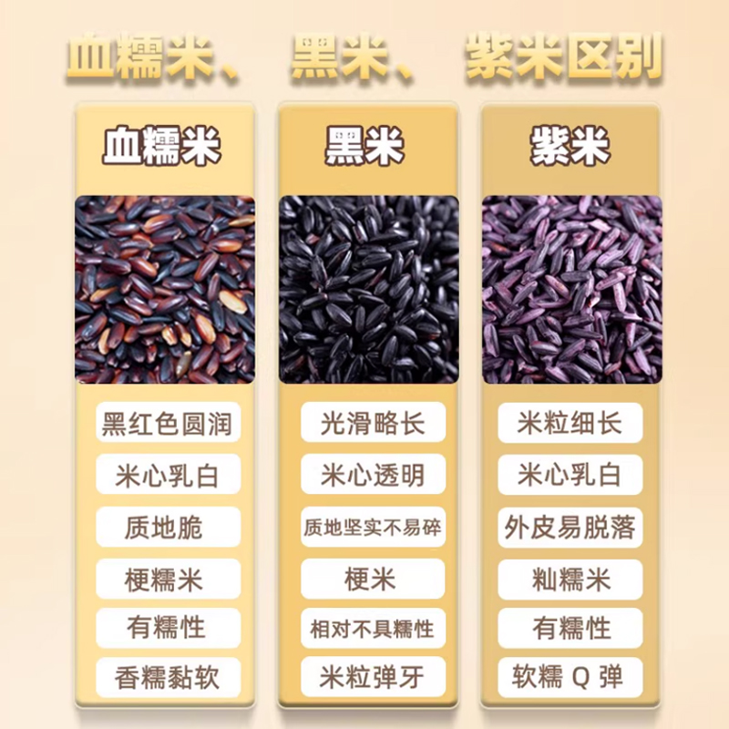 宁百晟血糯米500g/袋高清大图