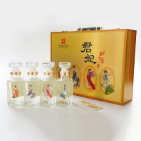 [酒厂自营]北大仓君妃酒50度250ml*4瓶礼盒装酱香型白酒北大仓官方旗舰店正品白酒