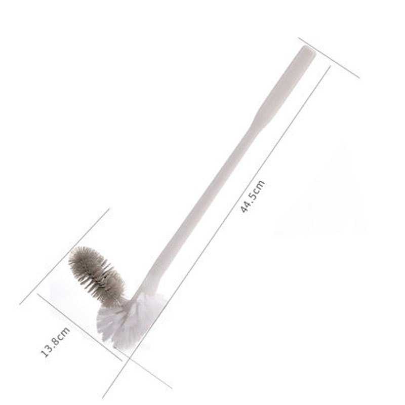 马桶刷毛刷 创意长柄洗厕所刷卫生间洁厕刷马桶刷套装通用简约马桶刷 家用刷子