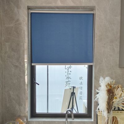 福芳卷帘遮光遮阳防晒卷帘120*200cm/副 浅蓝 120*200cm