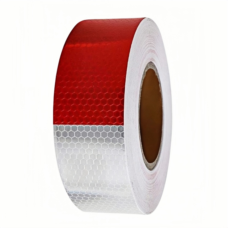 铁驰 反光胶带 红白 宽5cm /卷高清大图