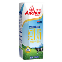 安佳(Anchor)全脂纯牛奶 250ml*24盒/整箱 新西兰进口