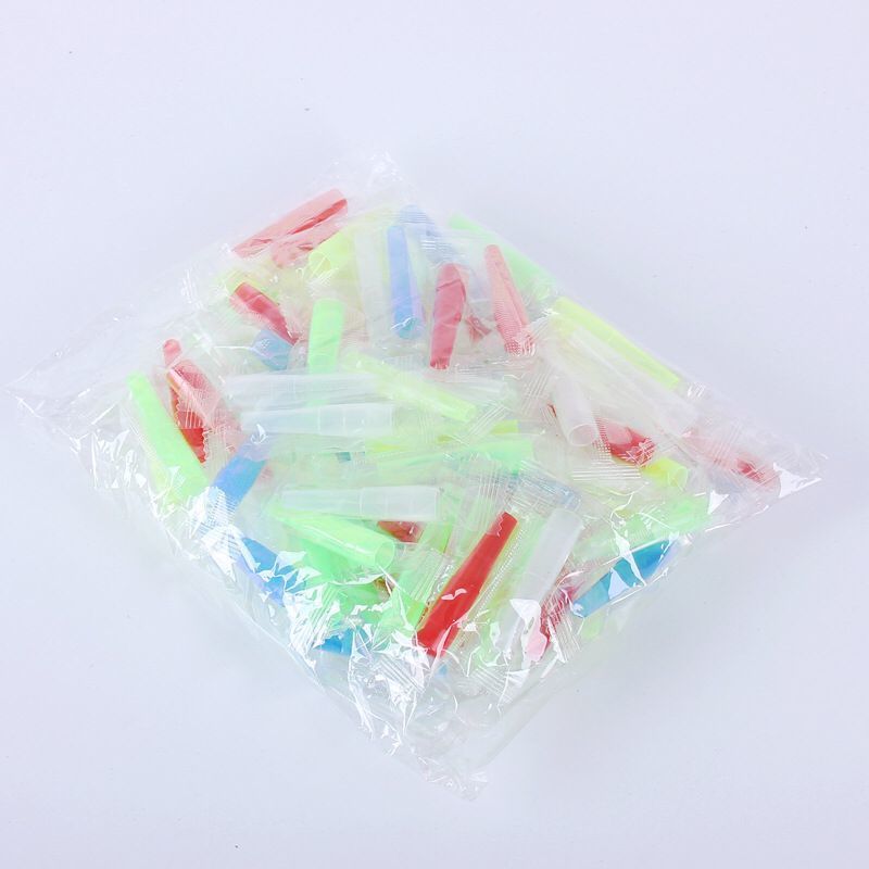 阿拉伯一次性吸嘴水烟吸嘴 塑料烟嘴过滤器 糖果色清洗型水烟吸嘴 35mm型号1/(100)装