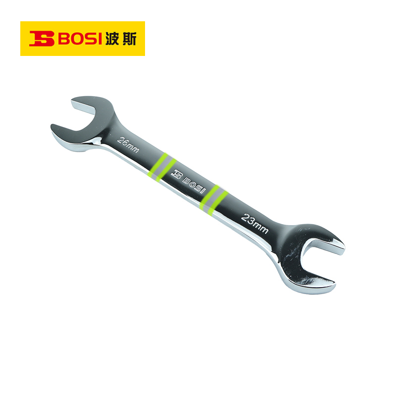 波斯(BOSI) 荧光系列精品开口扳手 23x26mm 把高清大图