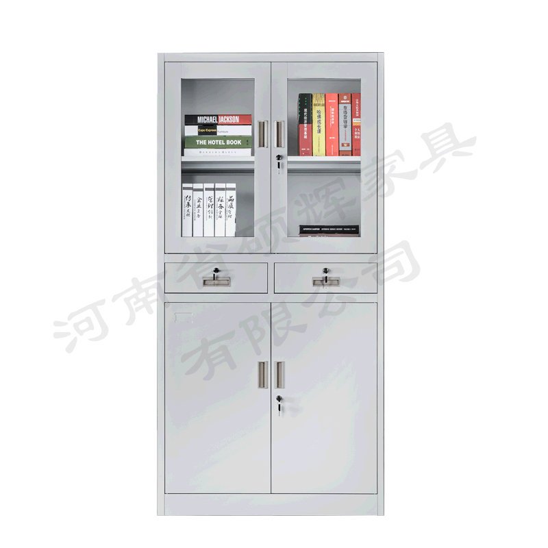 [硕辉]中二斗器械柜(玻璃门) 文件柜 储物柜 H1850*W900*D400