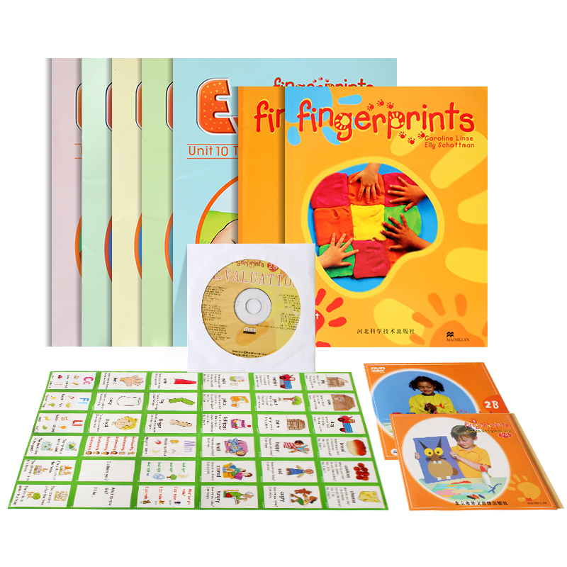 [正版]幼儿英语 finger prints 2B 宝宝英语麦克米伦国内原版引进幼儿启蒙英语 fingerprints高清大图