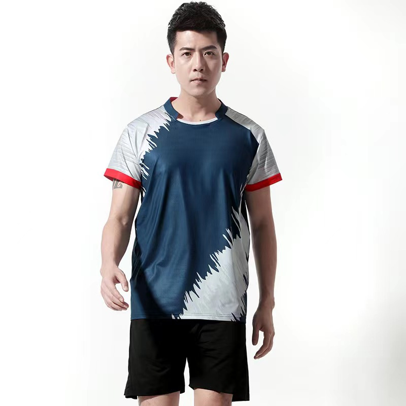 蒙企智品韩版男女休闲团队训练服羽毛球运动套装Y-1009