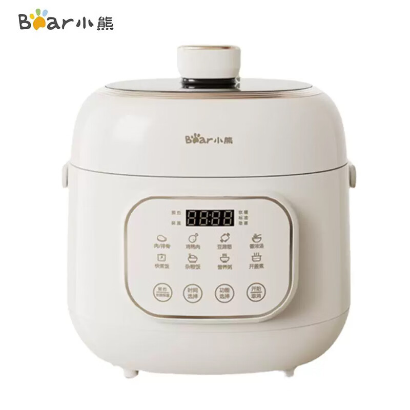 小熊(bear)电压力锅2L单胆小型智能高压电饭锅家用多功能火锅自动控压 YLB-A20X2 台
