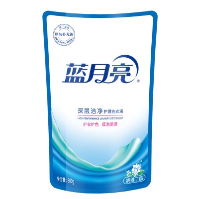 蓝月亮清雅丁香深层洁净洗衣液500g袋