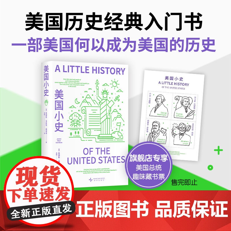 美国小史 + 下沉年代 2册套装 读懂美国的过去与现在 人文社科历史 读懂美国局势特朗普总统选举高清大图