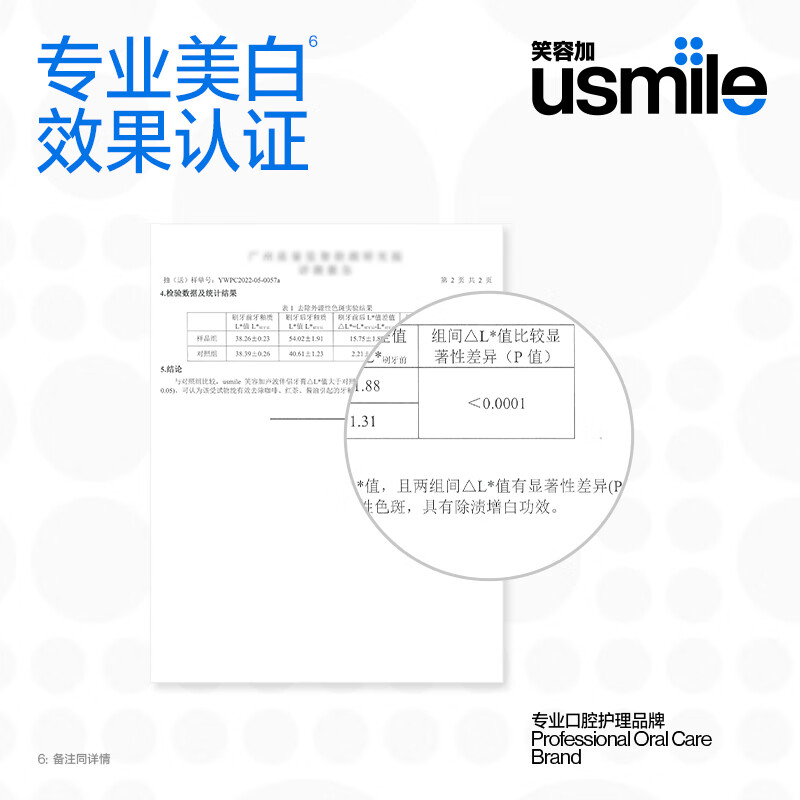 usmile 声波牙膏(微冽海洋) 170g 单支装高清大图