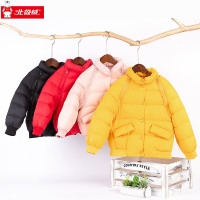 【2种穿法】北极绒加厚超暖童装羽绒服加厚女孩新款面包服秋冬保暖可脱卸外套上衣68