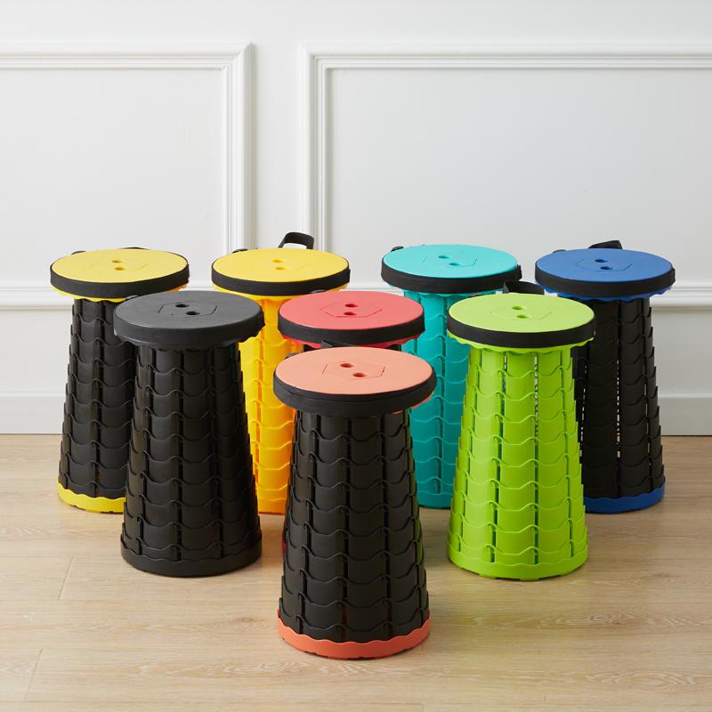 苏宁严选oloey折叠凳户外便携旅行可调节伸缩凳子网红收缩座椅火车