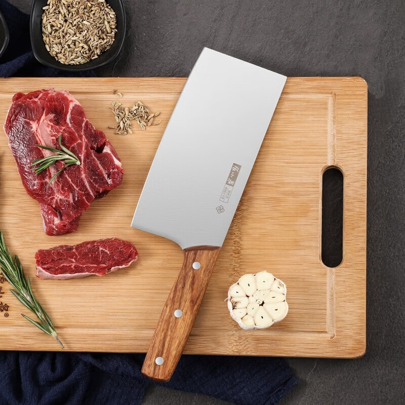 张小泉厨师刀锋利耐用抗菌设计家用厨房切菜刀具