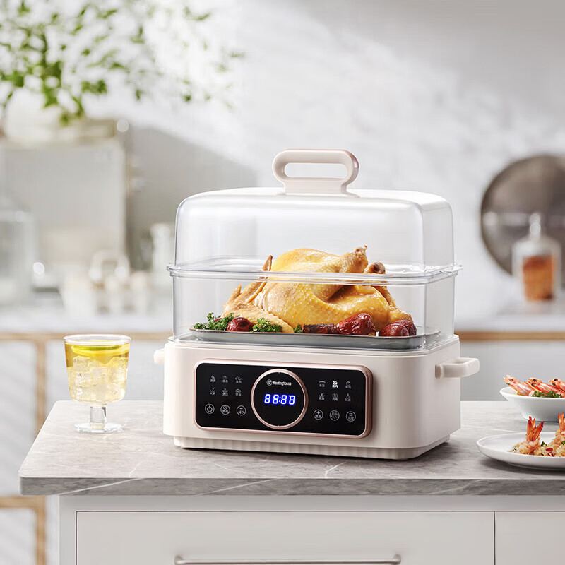 西屋(Westinghouse) 多功能电蒸锅 上蒸下煮 多用途家用17L大容量 WZL525D