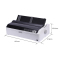 爱普生(EPSON)LQ-1600KIVH 宽幅单据报表打印机 136列高速卷筒针式打印机