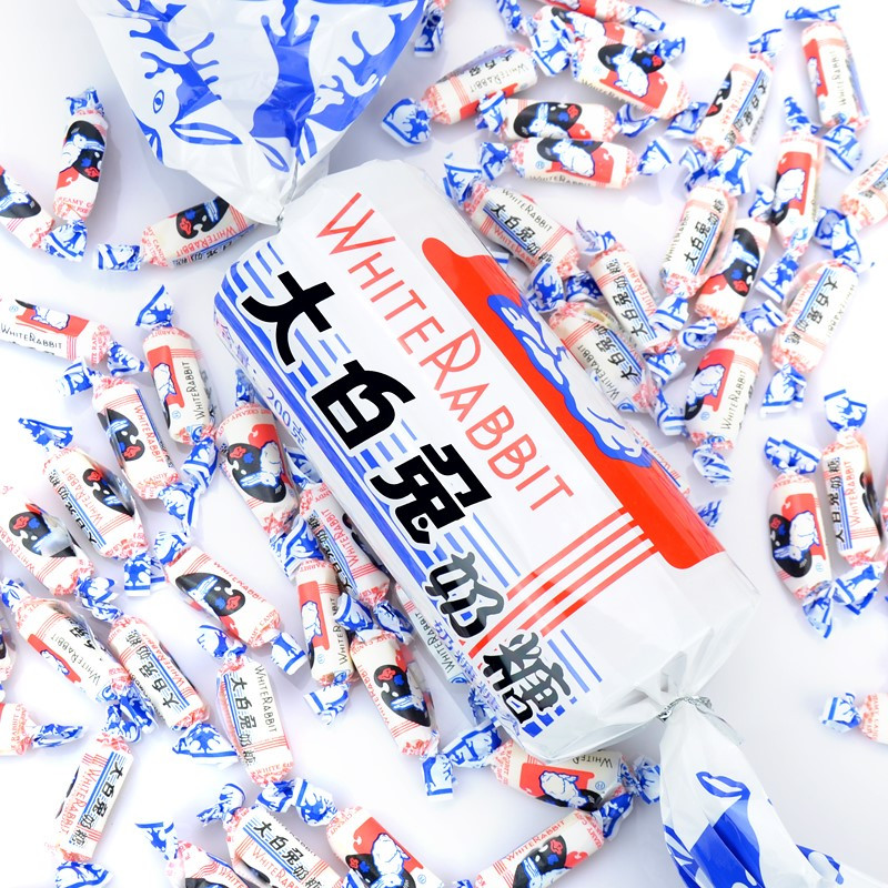 巨型大白兔奶糖礼盒200g1见详情巨型大白兔奶糖200g礼盒装超大创意