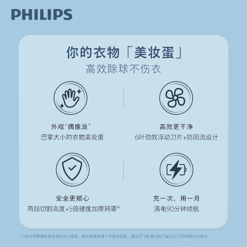 飞利浦(PHILIPS)毛球器GCA2100/20高清大图