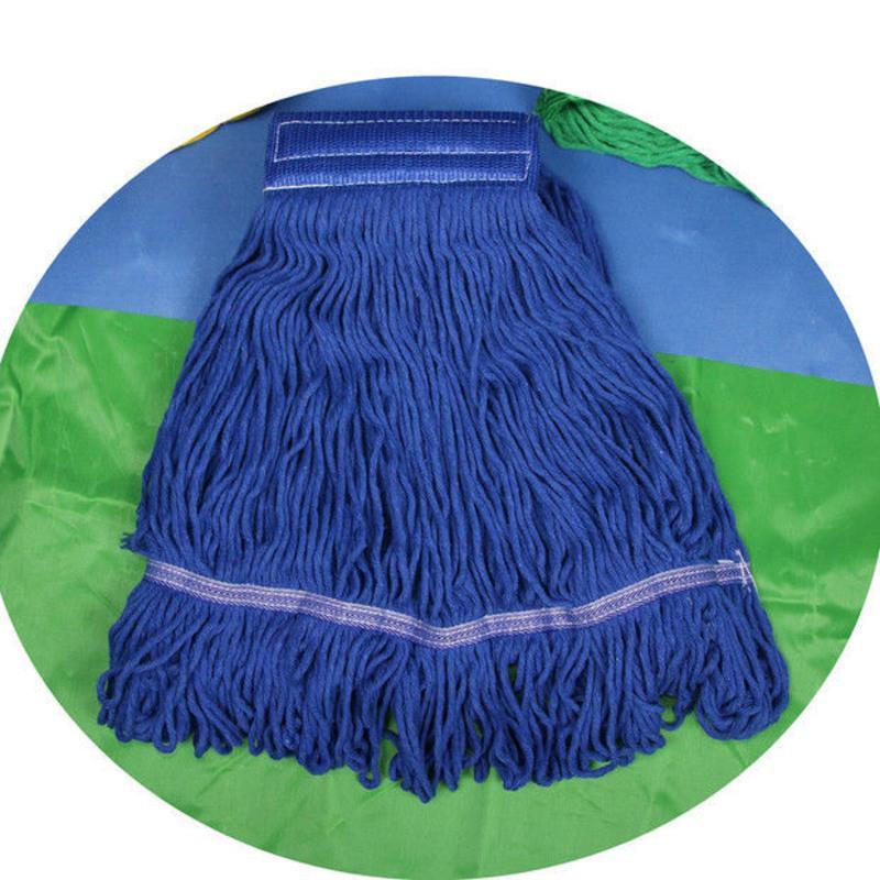 商用铝杆医院分色棉线拖把老虎夹拖把肯德基拖把替换墩布拖把布头500g