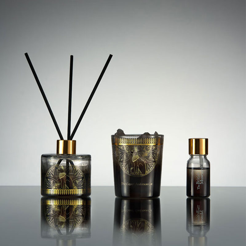 大英博物馆盖亚·安德森猫系列无火香薰晶石散香器 散香50ml 精油10ml 晶石130g高清大图