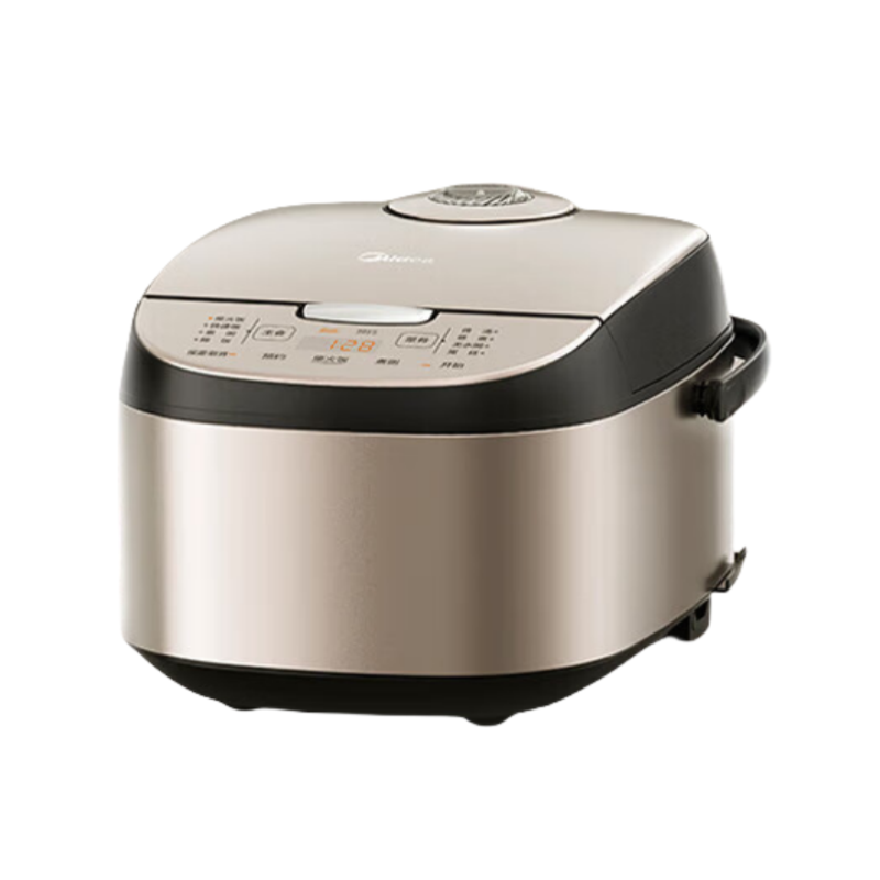 美的(Midea) MB-AFB5027R 电饭煲 5L 家用黑瓷鼎釜内胆可拆洗上盖板24H智能预约