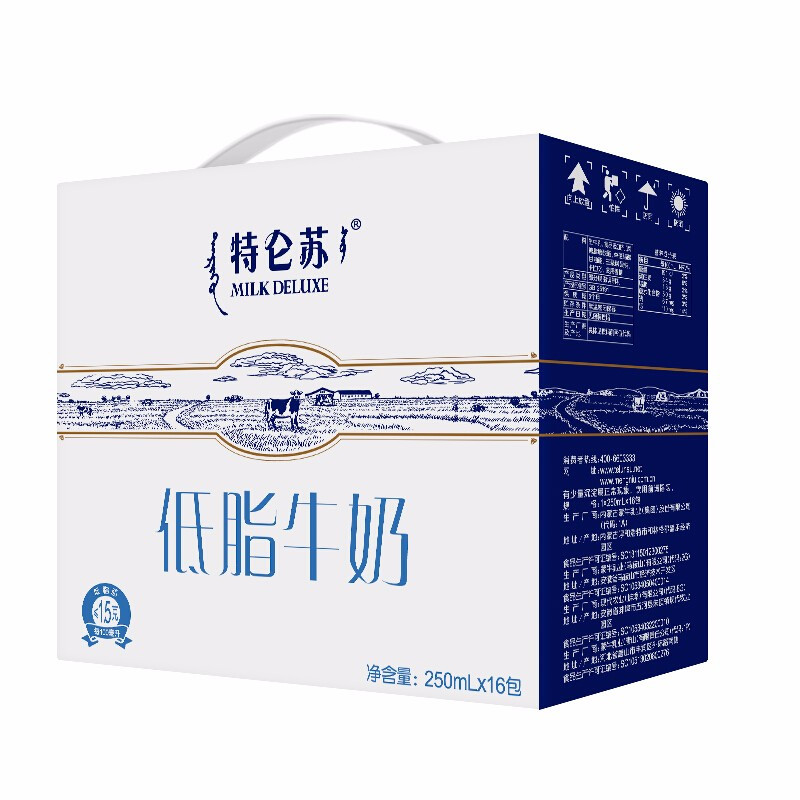 蒙牛 特仑苏 低脂牛奶 250ml*12