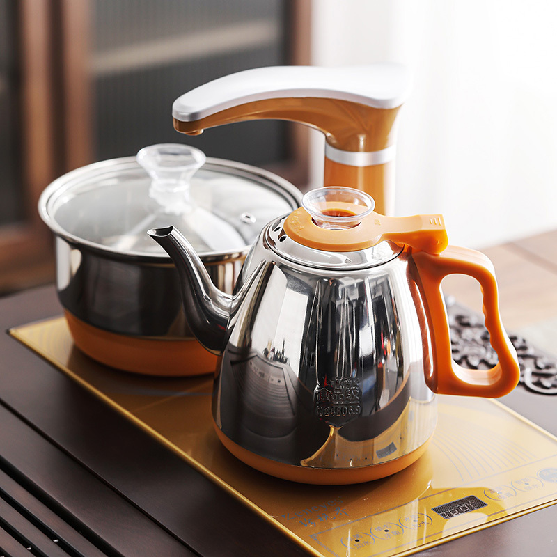 領藝 优品古韵功夫茶具套装家用办公室整套陶瓷泡茶器乌金檀木茶盘四合一