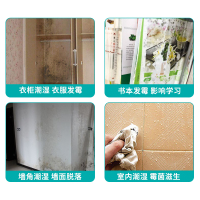 吉屋可吊挂式除湿袋室内家用衣柜吸湿干燥剂吸水吸潮盒防潮防霉包 5袋装