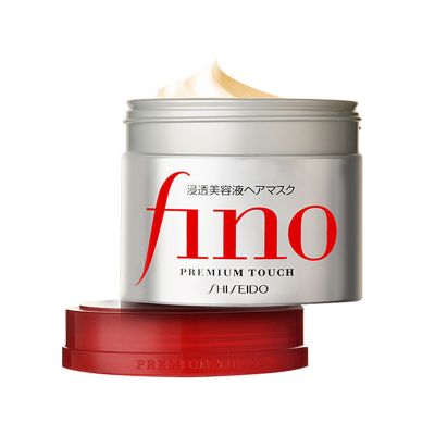[日版]红宝瓶发膜1罐 日本FINO芬浓发膜免蒸柔顺滑修复干枯毛躁受损留香持久洗护套装
