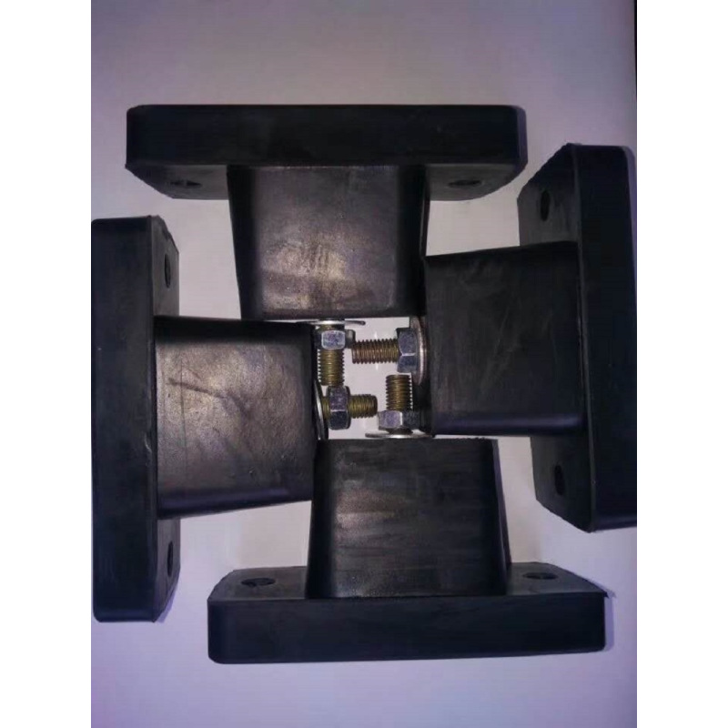 帮客材配 欣致伟 空调减震垫 112*48*60mm 减震产品 橡胶 整箱销售 20付一箱 黑色