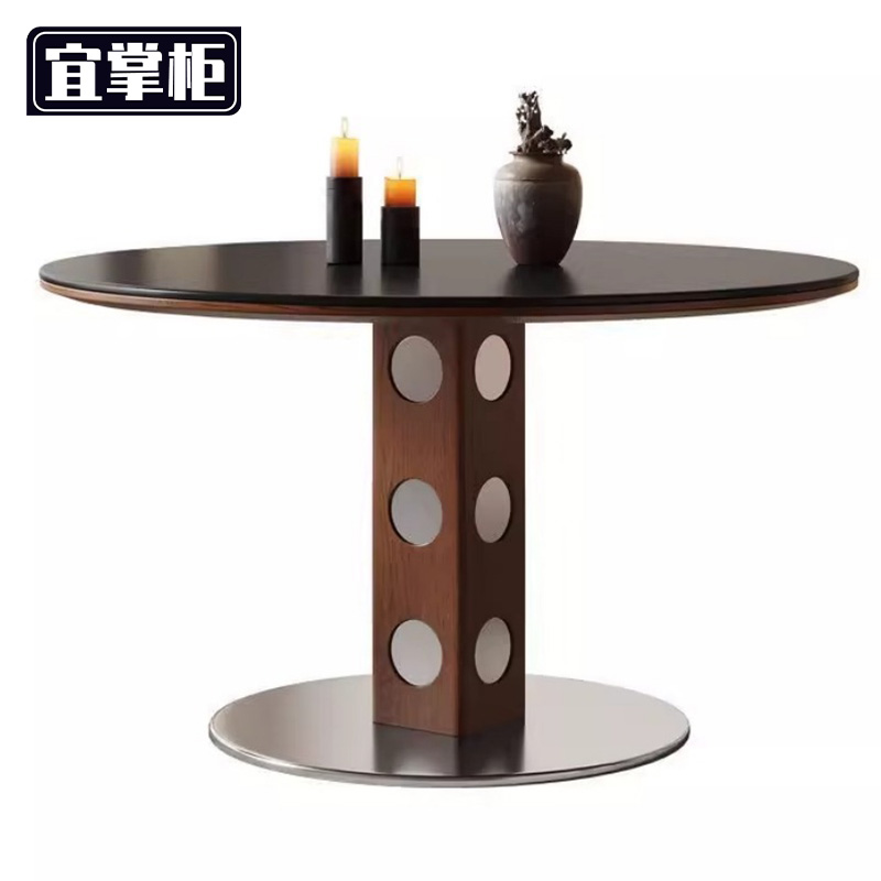宜掌柜 圆形餐桌 0.9米 张高清大图