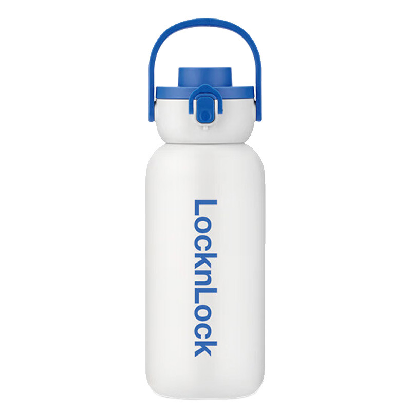 乐扣乐扣保温杯1.3L一杯双饮真空锁温不锈钢内胆白色LHC3333