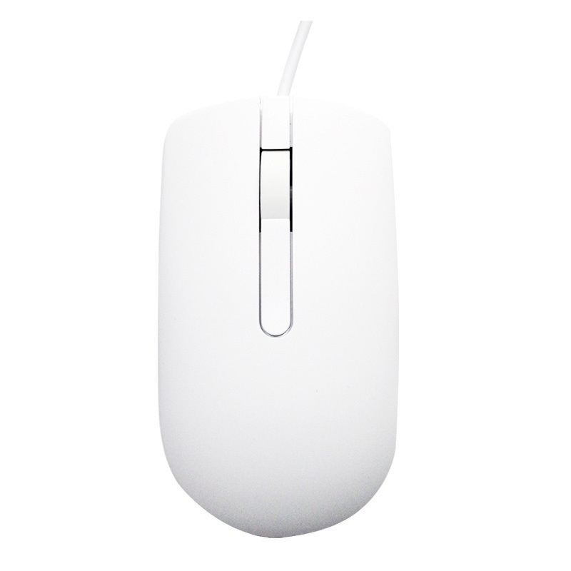 戴尔(DELL)MS116 白色有线办公鼠标