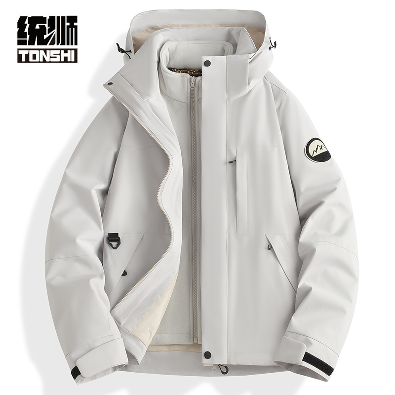 统狮 冲锋衣两件套 JM4 套高清大图