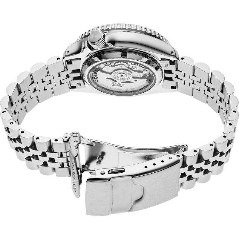 SEIKO/精工中性款时尚多功能腕表 自动机械GMT设计防水手表高清大图
