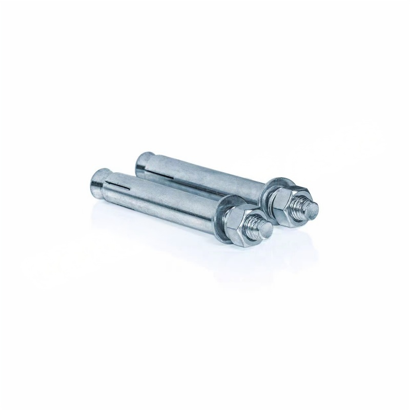 JIBIN/继彬 GB22795-表5 膨胀螺栓 碳钢 镀白锌 M14×500 个高清大图