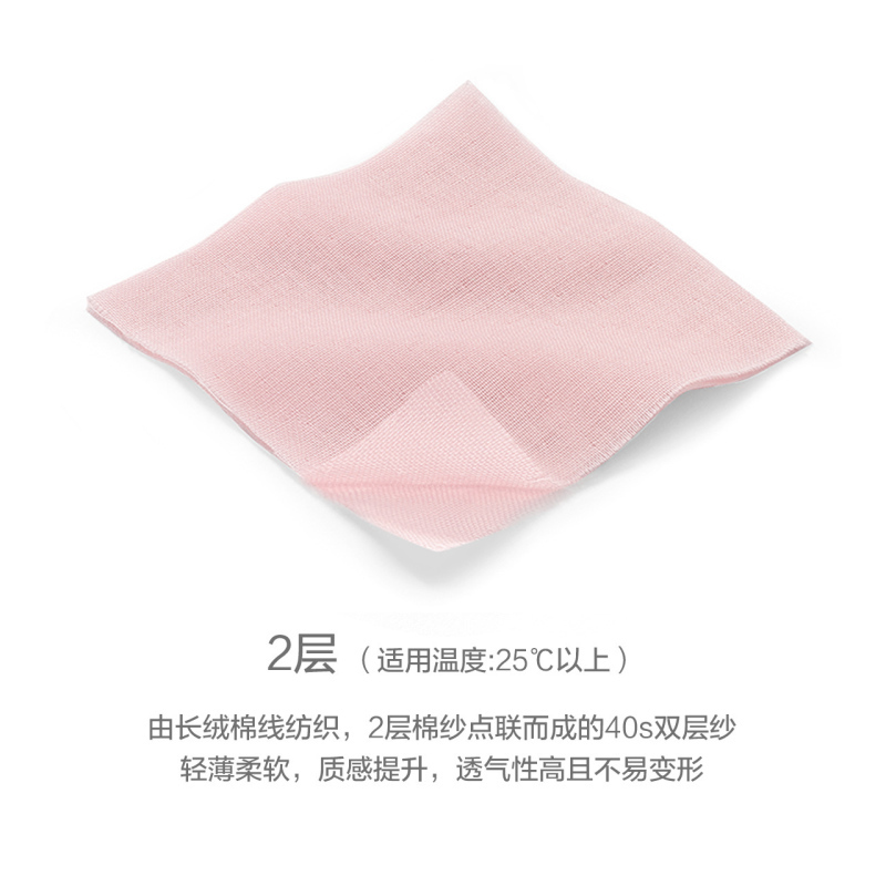 米乐鱼 婴儿纱布睡袋春夏儿童空调防踢被纯棉背心3-12个月宝宝睡袋夏季薄