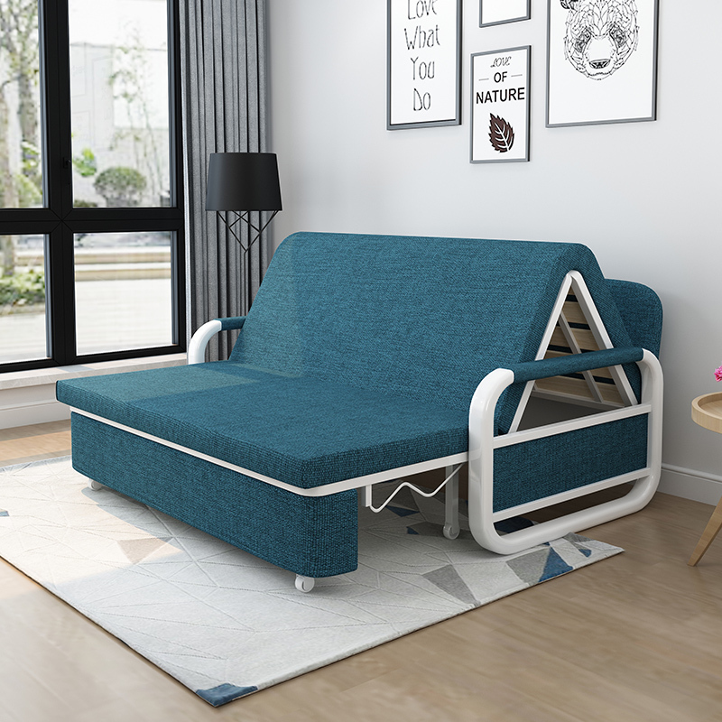 苏宁放心购多功能折叠沙发床两用双人小户型客厅收纳沙发卧室单人折叠