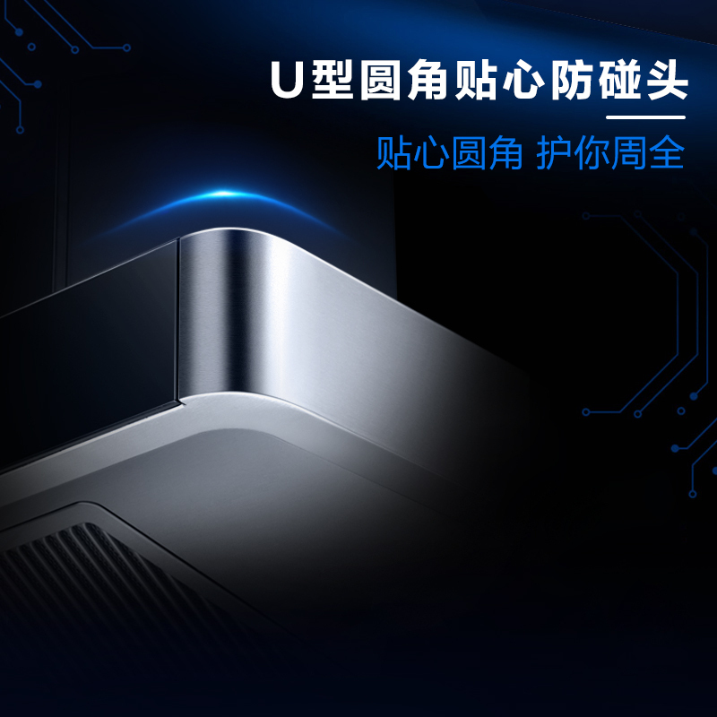 优好(Uoho)HT102B顶吸式抽油烟机欧式家用大吸力吸烟机厨房欧式顶吸T型挂壁式油烟机特价自动清洗智能体感开关油烟机高清大图