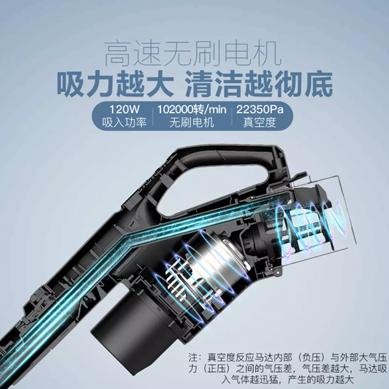 松下(Panasonic)MC-SD787家用手持吸尘器干湿两用(熔岩灰)吸擦两用无线除螨大吸力充电式吸尘器