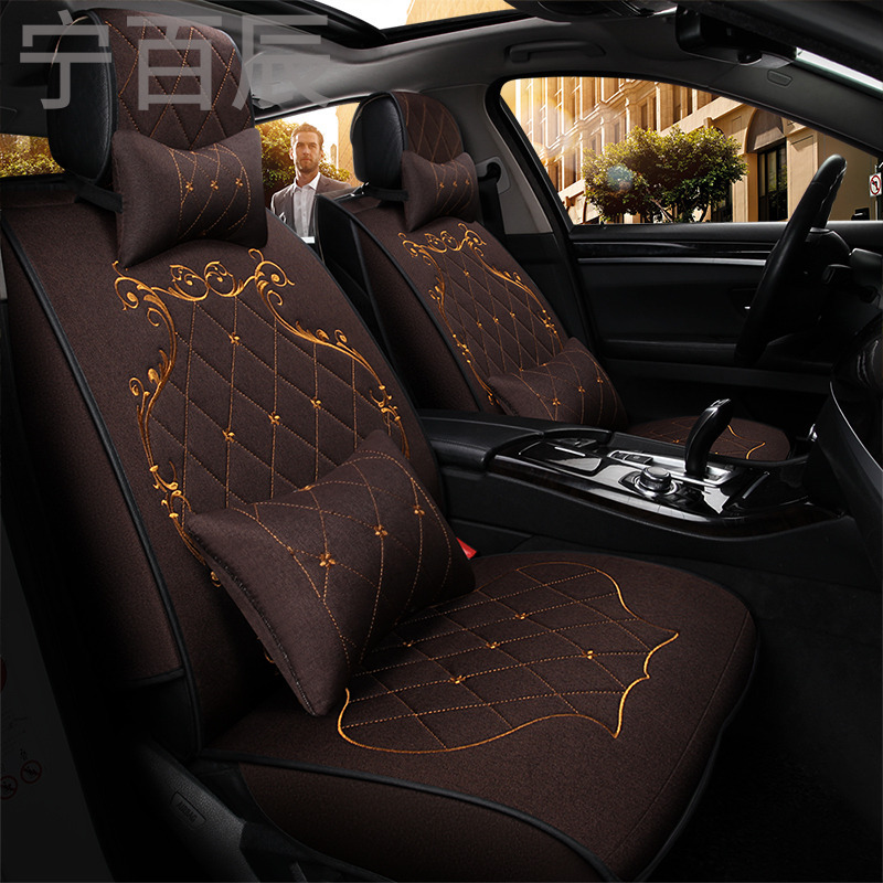 乐驰汽车专用座套改款1.0L手动四季座包套全包加厚亚麻座垫套_Dmb25