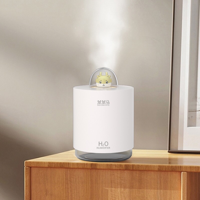 笨笨马 办公室宿舍300ml桌面家用伴手礼小龙仔加湿器BJ01