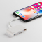 久宇 苹果扩展坞iPhone11ProMax手机转换器连接键盘鼠标SD/TF读卡器苹果lightning接口OTG拓展坞