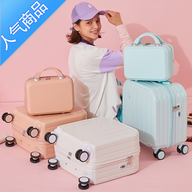 封后20×30×40小型迷你轻便登机箱女旅行春秋航空14寸行李箱万向拉杆箱高清大图